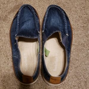 timberland denim shoes